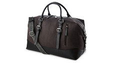 Leather or Canvas Overnight Bag 