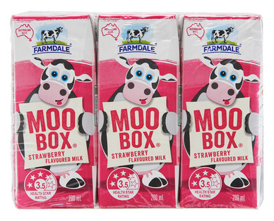 Farmdale Moobox Milk Strawberry 6pk
