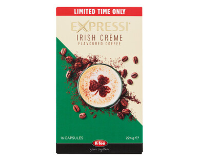 Expressi Irish Crème Coffee Capsules 16pk
