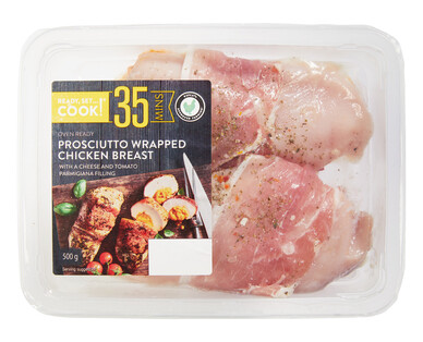 Ready, Set…Cook! Prosciutto Wrapped Chicken Breast 500g
