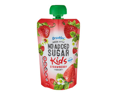 Brooklea Strawberry Yogurt No Added Sugar 110g