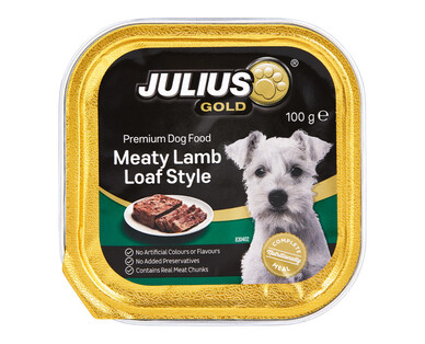 Julius Gold Premium Dog Food Meaty Lamb Loaf Style 100g