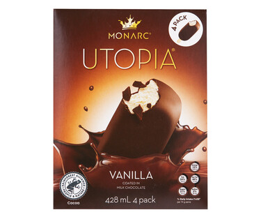 Monarc Utopia Vanilla 4pk/428ml