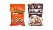 Reese’s Dipped Pretzels 120g or Hershey’s Popped Snack Mix 113g