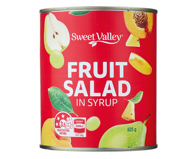Sweet Valley Fruit Salad in Syrup 825g
