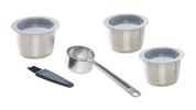 Stainless Steel Reusable Coffee Capsule Sets