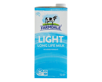 Farmdale Light Milk UHT 1L