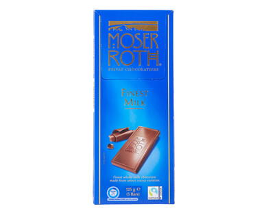 Moser Roth Milk Chocolate Block 125g