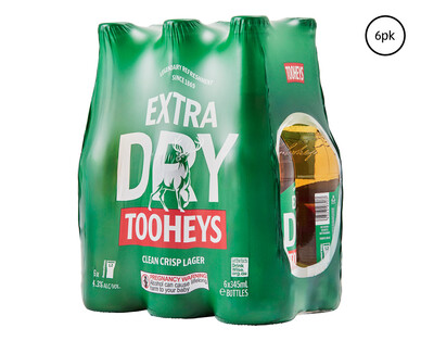 Tooheys Extra Dry 6 x 345ml