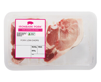 Ironbark Pork Pork Loin Chops per kg