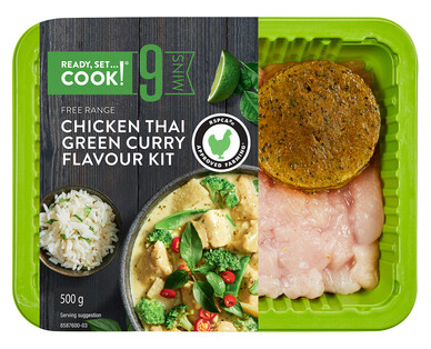 Ready, Set…Cook! Chicken with Thai Style Green Curry Flavour Kit 500g