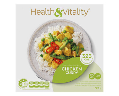 Health &amp; Vitality Green Chicken Curry 320g