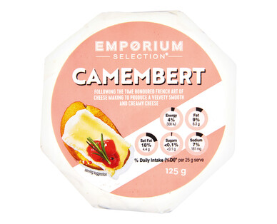 Emporium Selection Camembert Cheese 125g