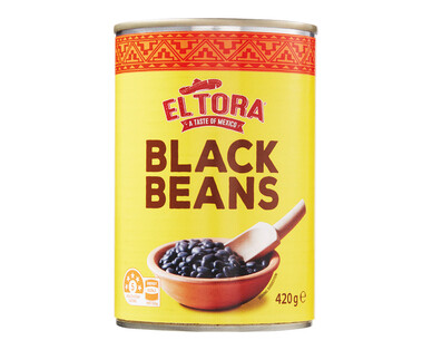 El Tora Black Beans 420g
