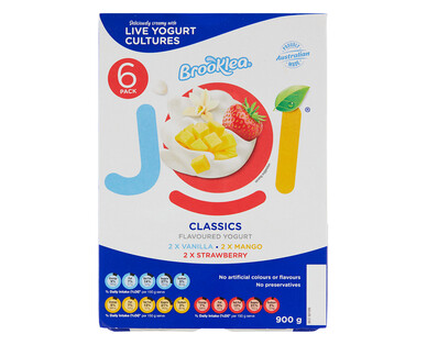 Brooklea Joi Deluxe Yogurt Classics 6 x 150g