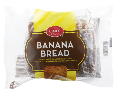 The Cake Stall Banana Bread Slices 5pk/500g