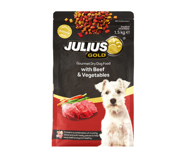 Julius Gold Gourmet Dry Dog Food Beef &amp; Vegetables 1.5kg