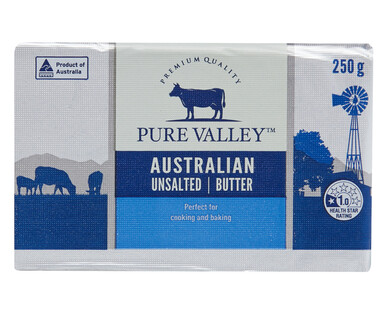 Pure Valley Unsalted Butter 250g
