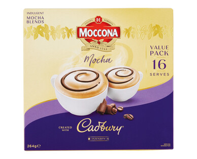 Moccona Cadbury Mocha Coffee Sachets 16pk
