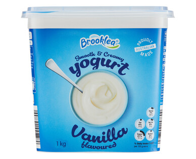 Brooklea splitpots biscuit yogurt vanilla flavour and digestive