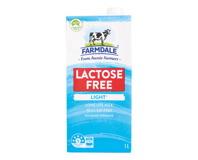 Farmdale Lactose Free Low Fat UHT Milk 1L