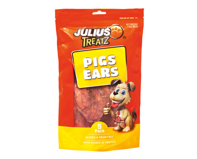 Julius Treatz Pigs Ears 5pk