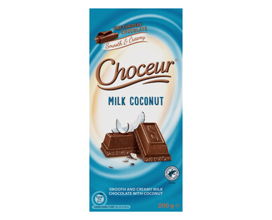 Choceur Milk Coconut Chocolate Block 200g