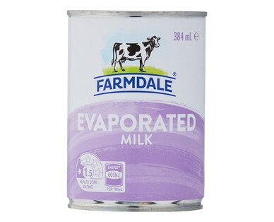 Farmdale Evaporated Milk 384mL