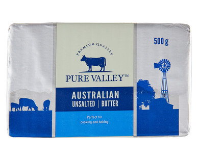 Pure Valley Unsalted Butter 500g