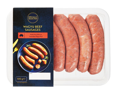 Specially Selected Wagyu Beef Sausages 500g
