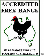 free range egg and poultry australia (FREPA) certified logo