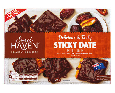 Sweet Haven Sticky Date Pudding 475g  