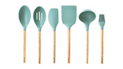 Silicone and Wood Utensils 