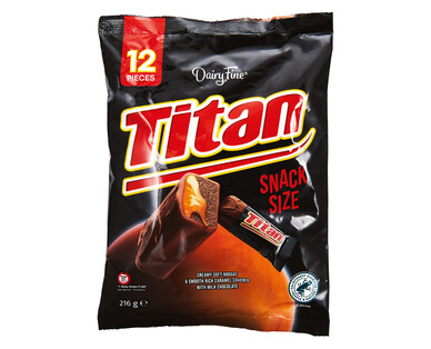Dairy Fine Titan Chocolate Bar Sharepack 216g