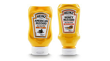 Heinz American Mustard or Honey Mustard 220ml 