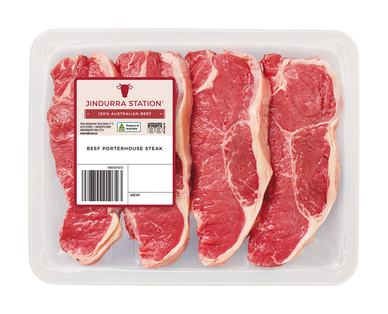 Jindurra Station Beef Porterhouse Steak per kg
