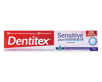 Dentitex Sensitive Plus Whitening Toothpaste 