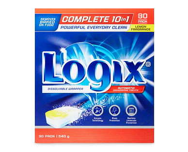 Logix Complete Dishwashing Tablets 30pk