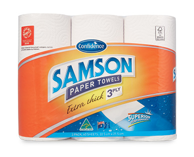 Confidence Samson Paper Towel 3ply 3pk