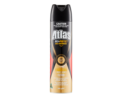 Atlas Kill &amp; Protect High Performance Crawling Insect Spray 350g