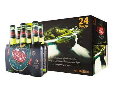 Fraser Briggs Premium Lager 24 x 330ml
