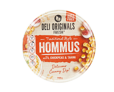 Deli Originals Fresh Hommus Dip 200g