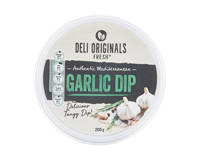 Deli Originals Fresh Garlic Dip 200g