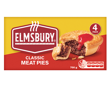 Elmsbury Meat Pies 4pk/700g