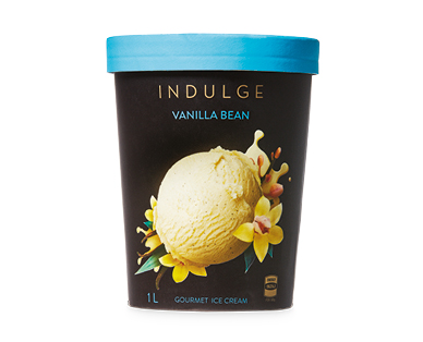 Indulge Gourmet Ice Cream Vanilla Bean 1L