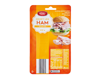 Berg Shaved Honey Ham 250g