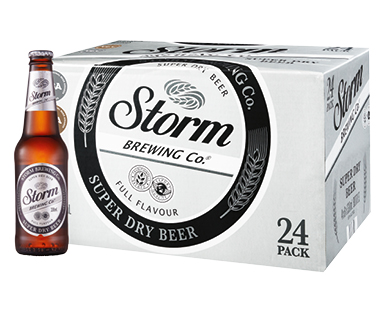 Storm Brewing Co. Super Dry Beer 24 x 330ml