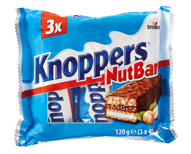 Knoppers Nutbar 3pk/120g