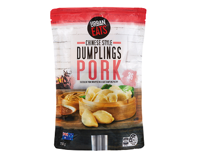 Urban Eats Pork Dumplings 750g