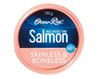 Ocean Rise Pink Salmon – Skinless &amp; Boneless 130g